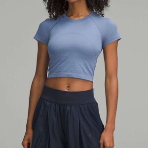 Lululemon Swiftly Tech Cropped Short-Sleeve Shirt 2.0